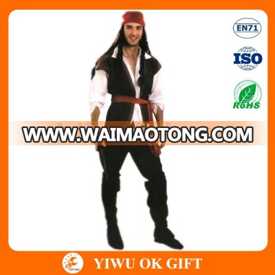 Party Fancy Dress Captain Sparrow Pirates Costume